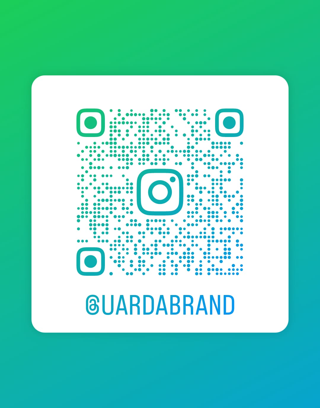QR Code Instagram @uardabrand